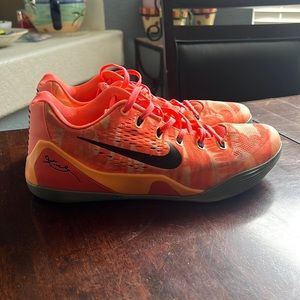 Kobe 9 EM Bright Mango basketball shoes